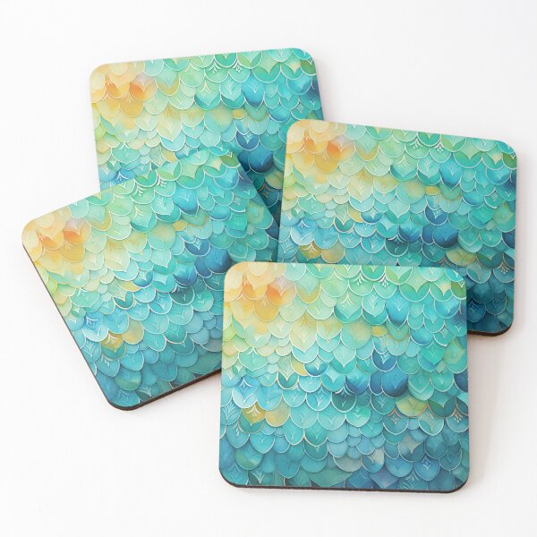 Item preview, Shimmering Sea Pattern 001 designed and sold by 55 Designs.