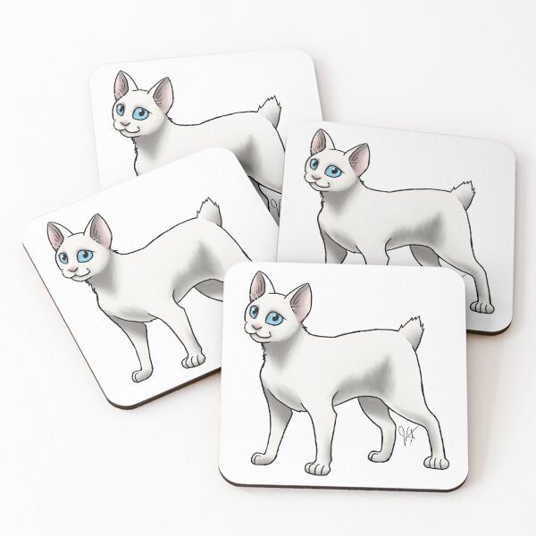 Item preview, Cat - Japanese Bobtail - White designed and sold by Jennifer Stolzer.