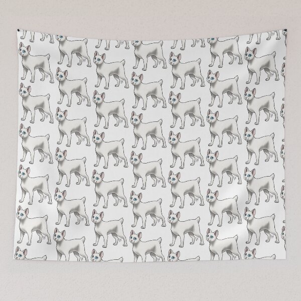 Item preview, Cat - Japanese Bobtail - White designed and sold by Jennifer Stolzer.