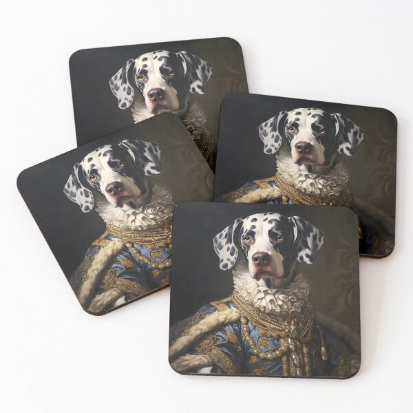 Item preview, Aristocratic Dalmatian Portrait Art designed and sold by ConfettiSkyArt.