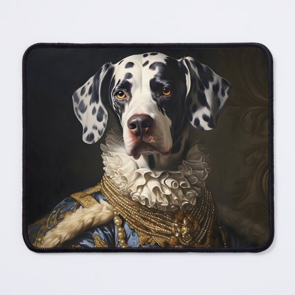 Item preview, Aristocratic Dalmatian Portrait Art designed and sold by ConfettiSkyArt.