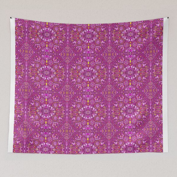 Item preview, medallion pink magenta  designed and sold by Alessandro Remo Mazzoni Remotextiles.