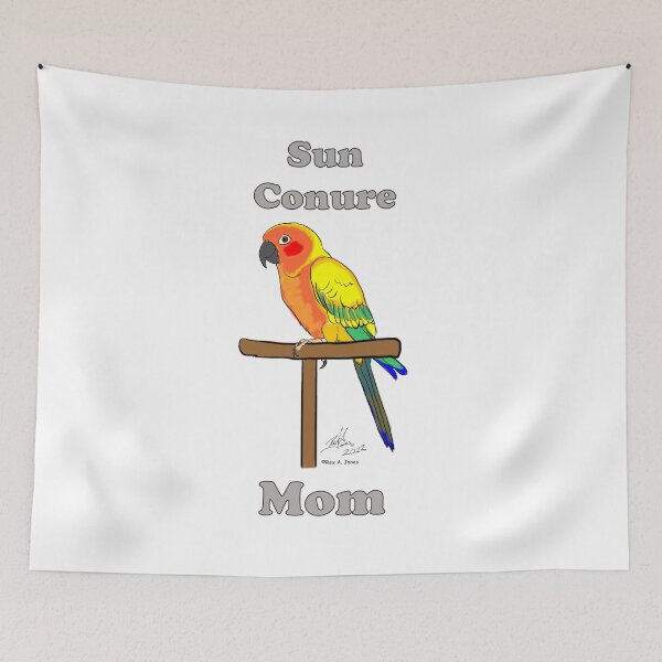 Item preview, Sun Conure Mom -- Oscar Jones designed and sold by Laughing Parrot Studio.