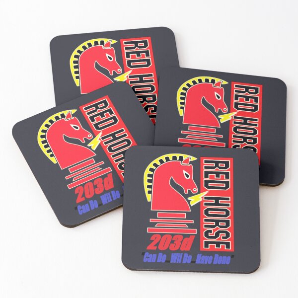 Item preview, 203d RED HORSE LOGO designed and sold by Rdhorsevabch203.