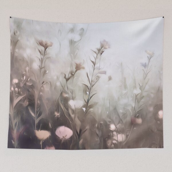 Item preview, The Patchwork Meadow - Silver designed and sold by ArtSea-Bubble.