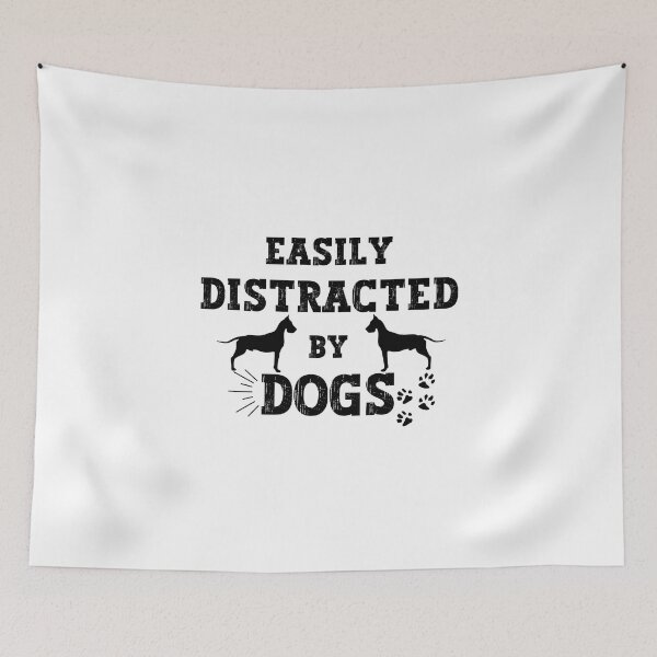 Item preview, Easily Distracted By Dogs - Gift for Dogs Lovers designed and sold by AITeeGenius.