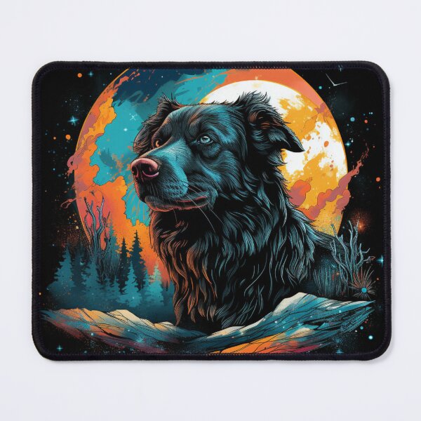 Item preview, Moon Dog In Nature | Classic T-Shirt designed and sold by NicolasGlowArt.