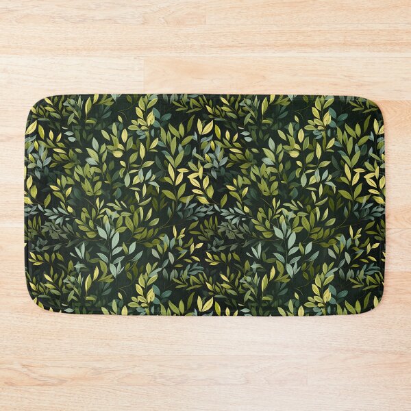 Item preview, Green Leaves Pattern 27 designed and sold by DigitalPatternx.