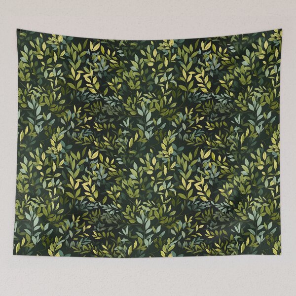 Item preview, Green Leaves Pattern 27 designed and sold by DigitalPatternx.
