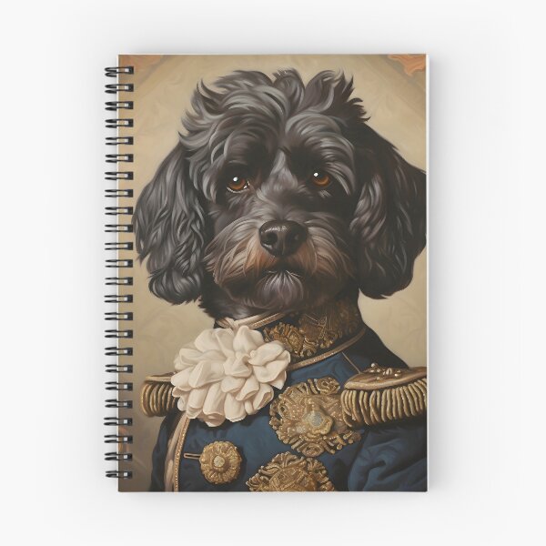 Item preview, Aristocratic Doodle Portrait Art designed and sold by ConfettiSkyArt.