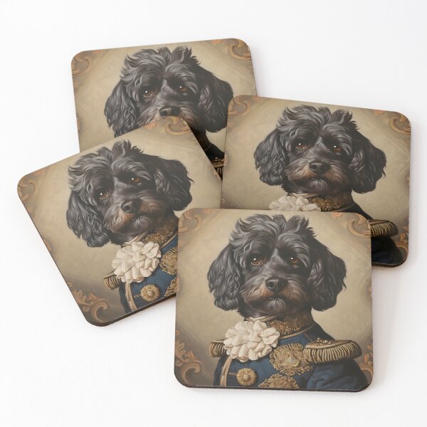 Item preview, Aristocratic Doodle Portrait Art designed and sold by ConfettiSkyArt.