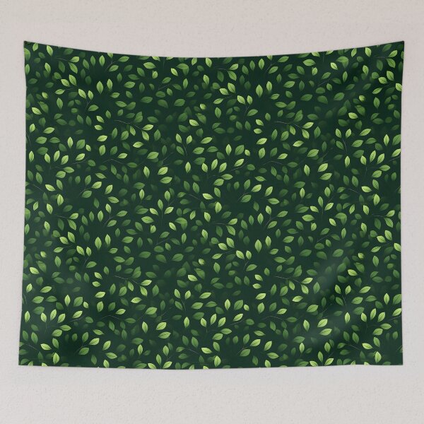Item preview, Green Leaves Pattern 28 designed and sold by DigitalPatternx.