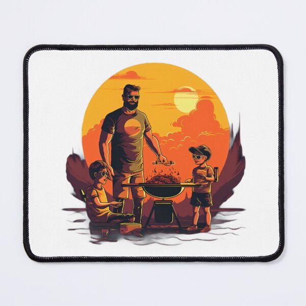 Item preview, Fathers Day Gift Grilling Dad, BBQ Barbuque Family Time Cooking Father Daddy Grill Master Grillmaster Season King designed and sold by MartynGrey.