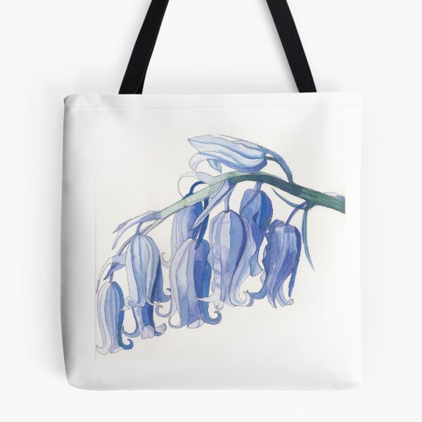 Item preview, Bluebells watercolour painting designed and sold by esvb.