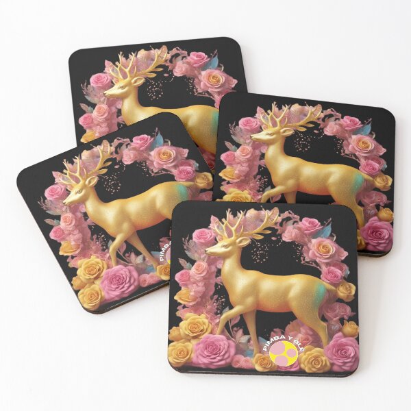 Item preview, The gold deer of the roses designed and sold by Pimbayole.