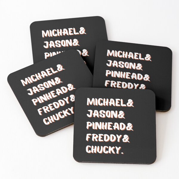 Item preview, Retro 80's Horror Movie Icons | Scary Slasher Villians Names | Fun Halloween Ampersand List Design designed and sold by ASeasonalFlair.