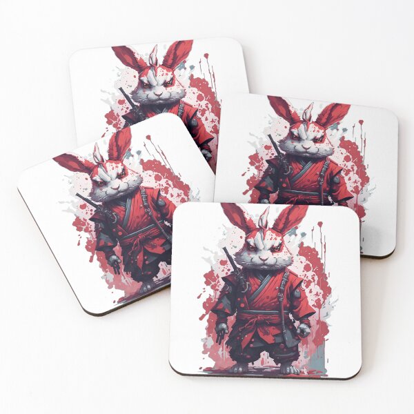Item preview, rabbit ninja imperial warrior designed and sold by RabbitPrints.