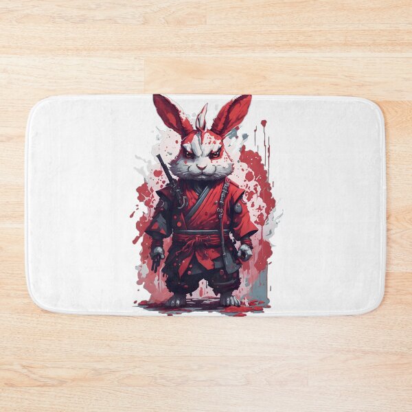 Item preview, rabbit ninja imperial warrior designed and sold by RabbitPrints.