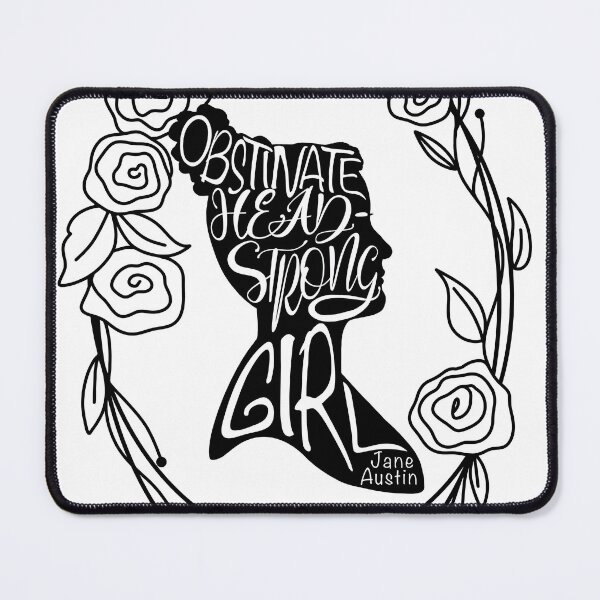 Item preview, Pride and Prejudice quote Jane Austin designed and sold by Lara Fortier.