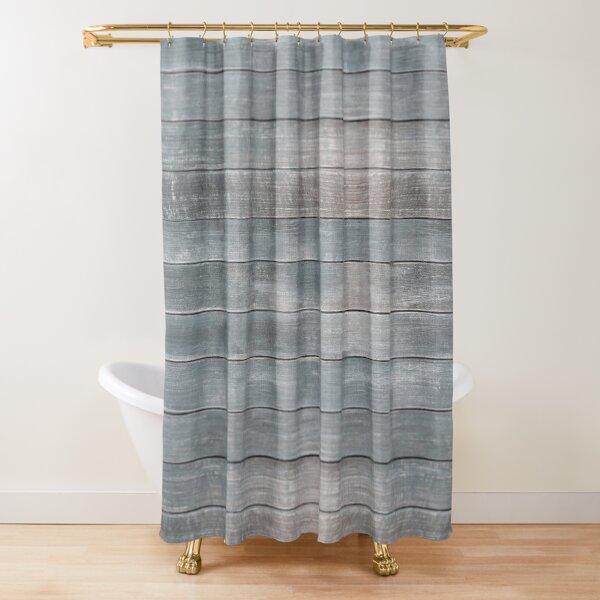 Wood Panel Shower Curtain
