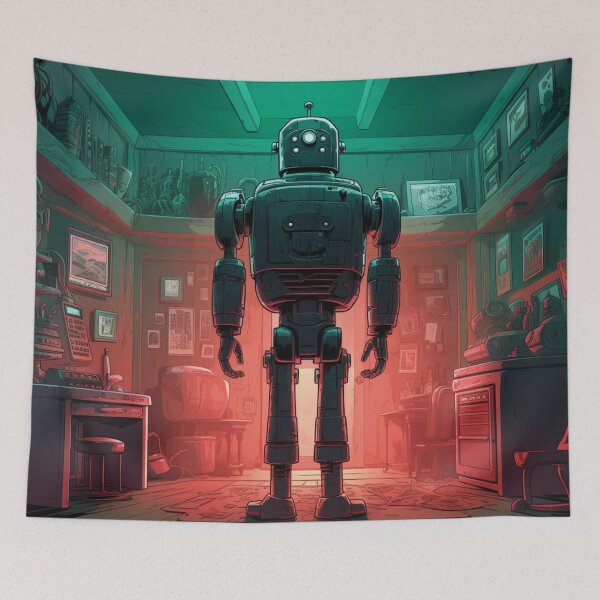 Item preview, lone robot designed and sold by Quijote-.