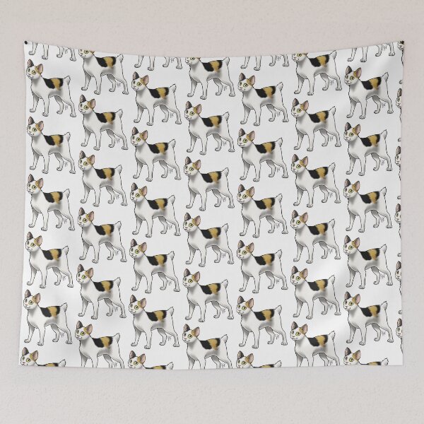 Item preview, Cat - Japanese Bobtail - Tri-Color designed and sold by Jennifer Stolzer.