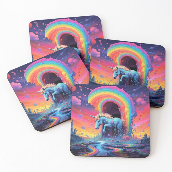Item preview, Rainbow Unicorn love designed and sold by MYKArts.