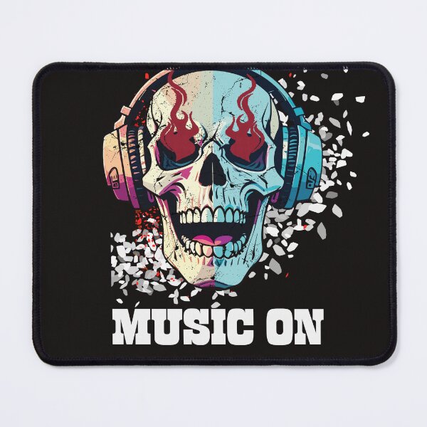 Item preview, carola skull music on classic black t shirt designed and sold by sangram9337.