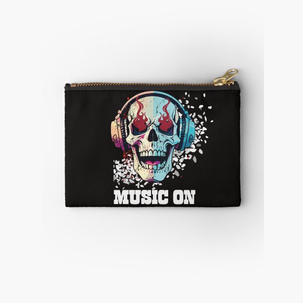 Item preview, carola skull music on classic black t shirt designed and sold by sangram9337.