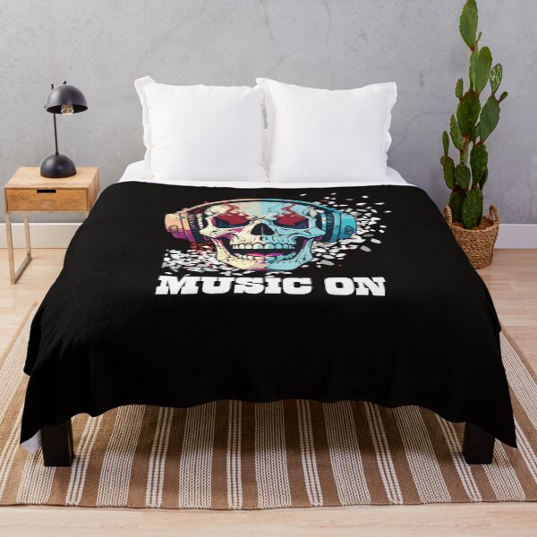 Item preview, carola skull music on classic black t shirt designed and sold by sangram9337.