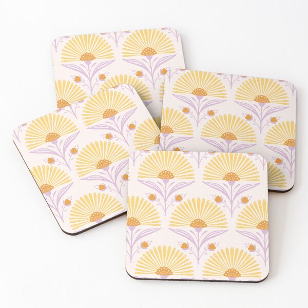 Item preview, Boho Vintage Yellow Fan designed and sold by theartisanco.