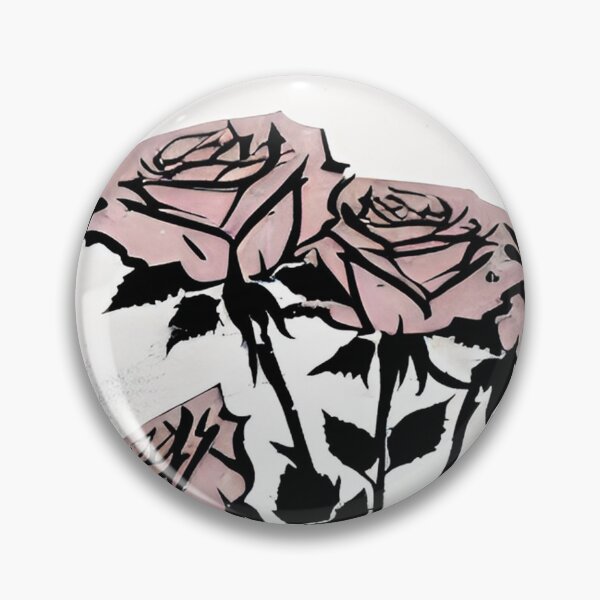 Item preview, Minimalist Symphony of Pink Roses in a Perfumed Vase designed and sold by Simple-Art-work.