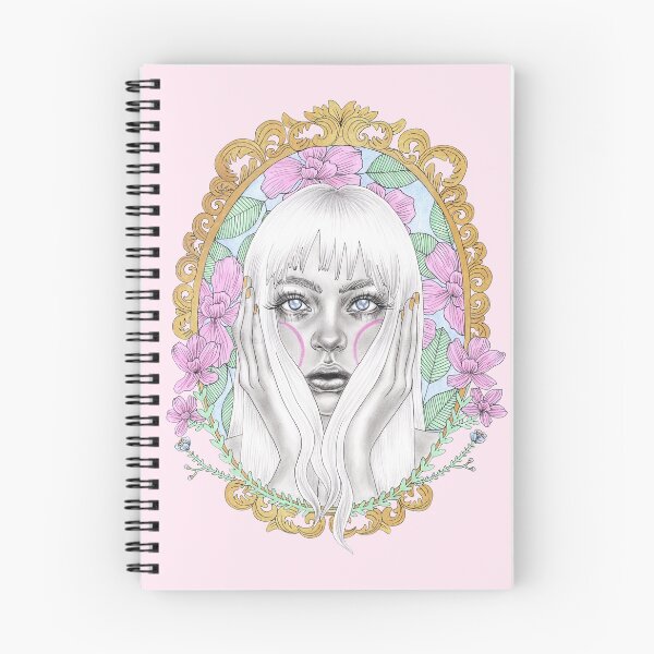 Item preview, Girl in golden mirror - pink designed and sold by Cathrine Urdal.