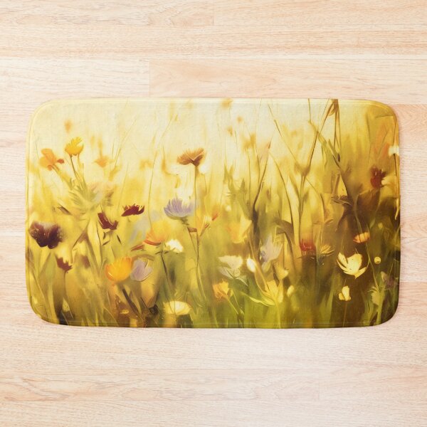 Item preview, The Patchwork Meadow - Yellow designed and sold by ArtSea-Bubble.
