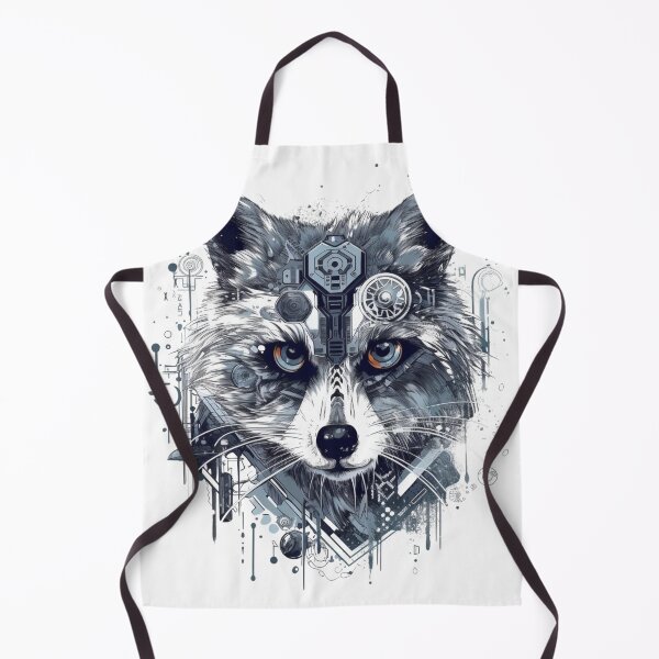 Item preview, Raccoon Robotic | Classic T-Shirt, Sticker designed and sold by NicolasGlowArt.