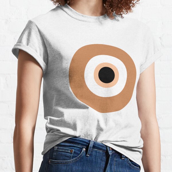 Orange Colored Evil Eye, Eye of Nazar Classic T-Shirt