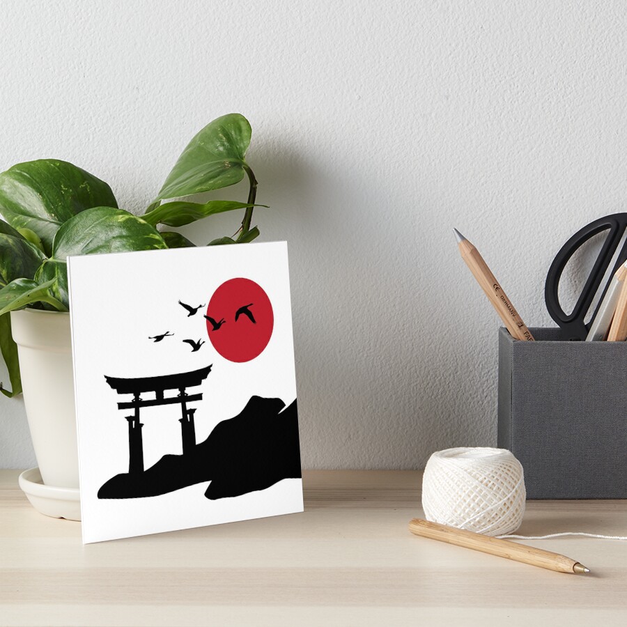 "Japan Torii Gate" Art Board Print by bc21design | Redbubble