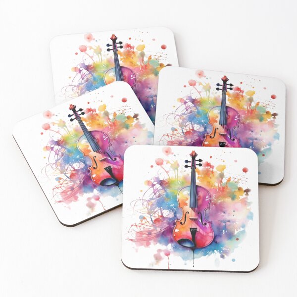 Item preview, Violin, musical theme digital print designed and sold by dcrc.