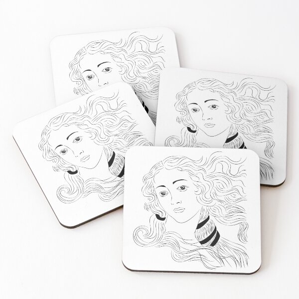 Artikelvorschau, Venus, Sandro Botticelli, Illustration, Aphrodite entworfen und verkauft von aestheticQuo.