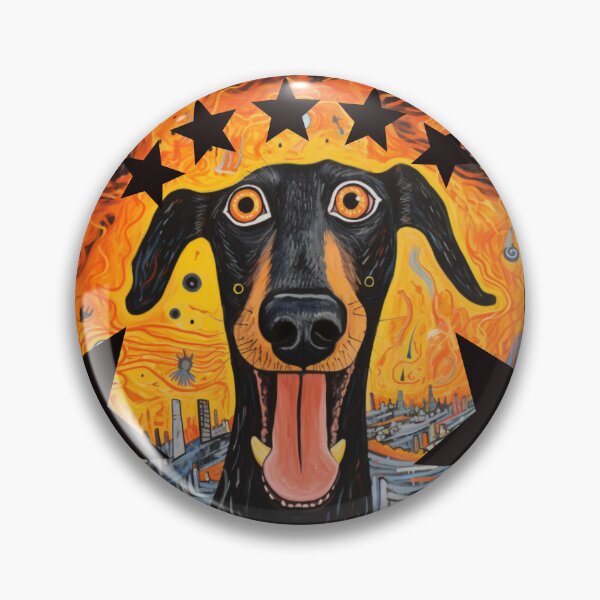 Item preview,  Doberman de orejas naturales designed and sold by Filmharmony.