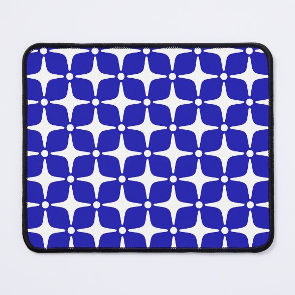 Item preview, Ultramarine Blue Starburst Pattern designed and sold by tonymagnerart.
