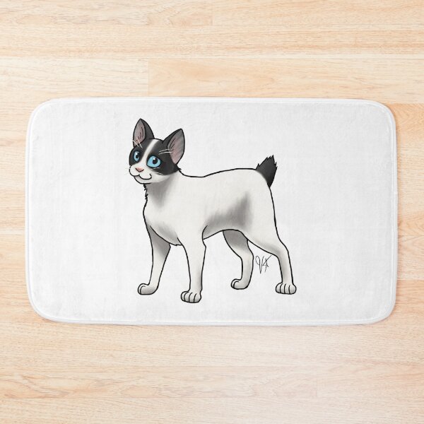 Item preview, Cat - Japanese Bobtail - Black and White designed and sold by Jennifer Stolzer.