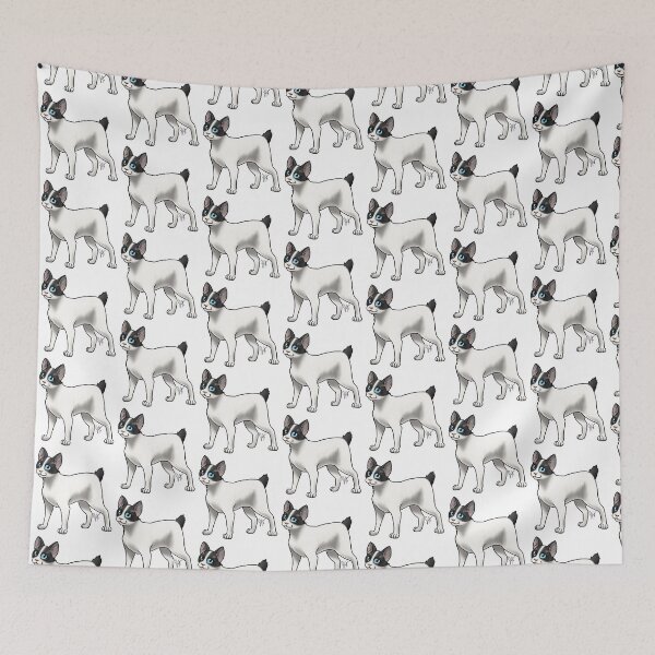 Item preview, Cat - Japanese Bobtail - Black and White designed and sold by Jennifer Stolzer.