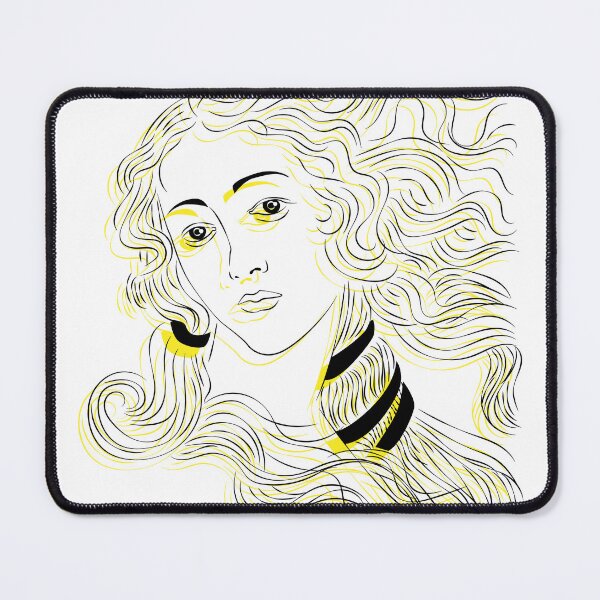 Item preview, Venus,Sandro Botticelli, Illustration line art poster designed and sold by aestheticQuo.