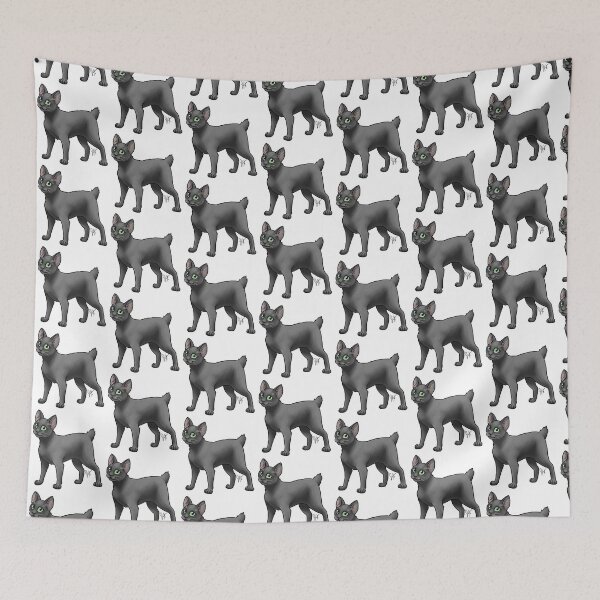 Item preview, Cat - Japanese Bobtail - Black designed and sold by Jennifer Stolzer.