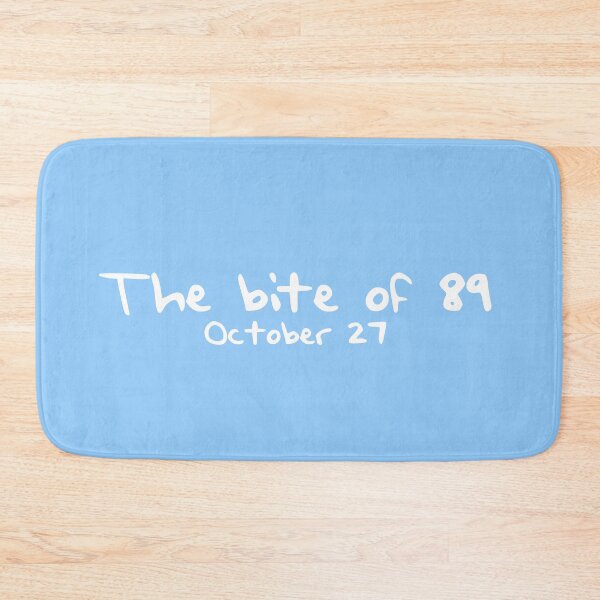 Item preview, The Bite of 89 October 27 (Blue and White) designed and sold by RoserinArt.