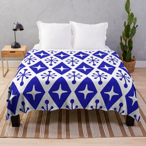 Item preview, Ultramarine Blue Starburst Pattern designed and sold by tonymagnerart.
