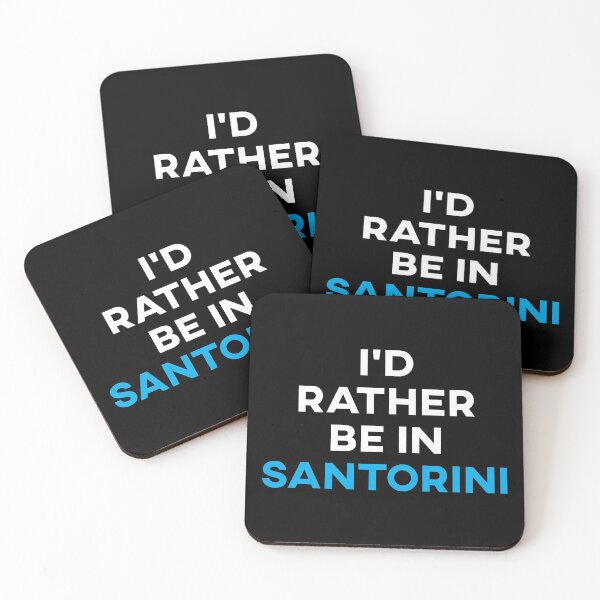 Item preview, I'd Rather Be In Santorini designed and sold by teesaurus.