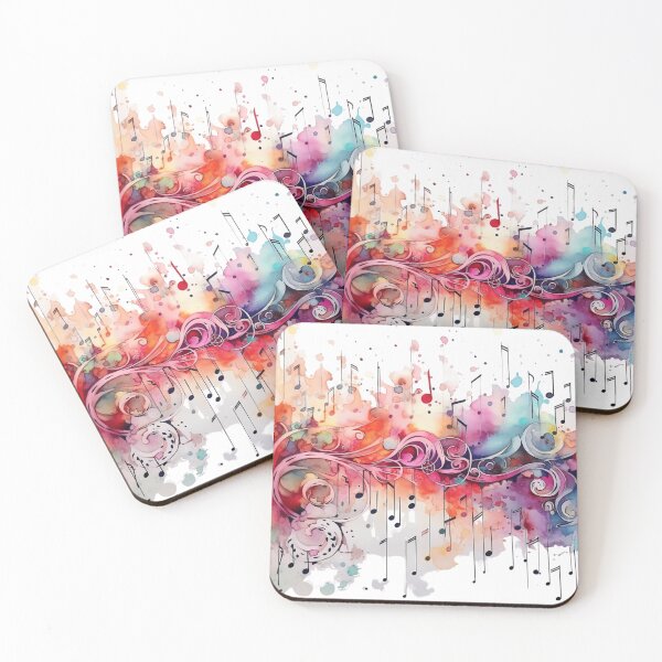 Item preview, Music notes, musical theme digital print designed and sold by dcrc.