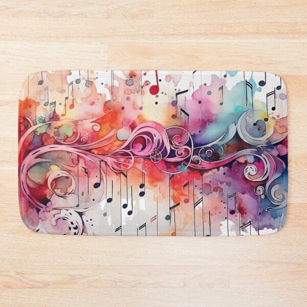 Item preview, Music notes, musical theme digital print designed and sold by dcrc.